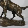 Hot Pamono T-F. Cartier, Le Berger, Early 1900s, Bronze