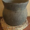 Pamono 19th Century African Earthenware Storage Pot, Senegal> Planters And Jardiniere
