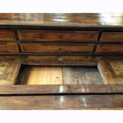 New Pamono 18th Century Antique Walnut Drop Front Desk, Marchigiana