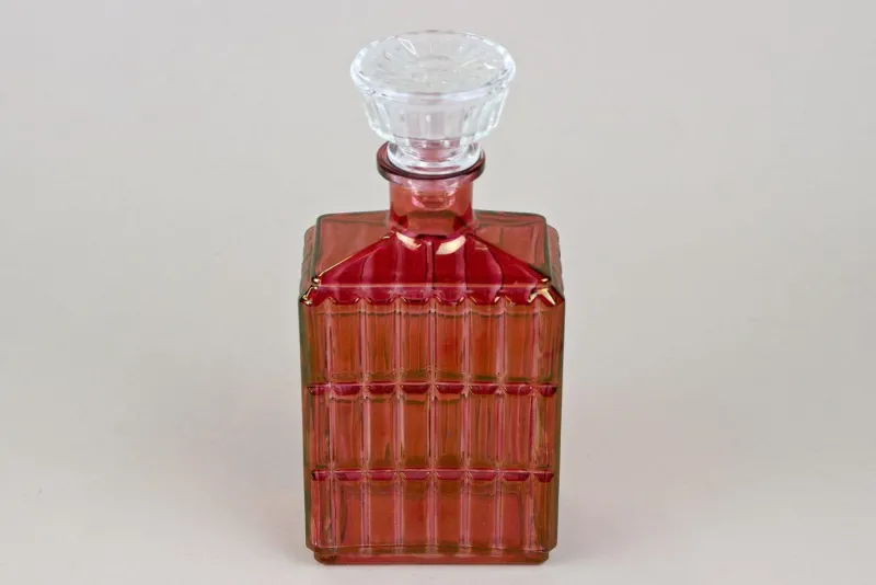 Pamono 20th Century Art Deco Glass Decanter or Liquor Bottle, Austria, 1930s> Bottles, Carafes & Jugs