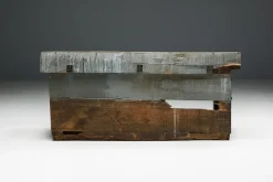 Pamono 19th Century Art Populaire Workbench or Counter, France><noscript><img width=