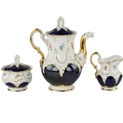 Pamono 20th Century B-Form Porcelain Mocha Service from Meissen><noscript><img width=