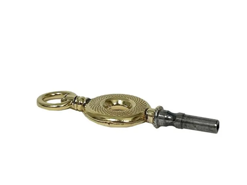 Pamono 19th Century Brass and Gold Watch-Key> Watches