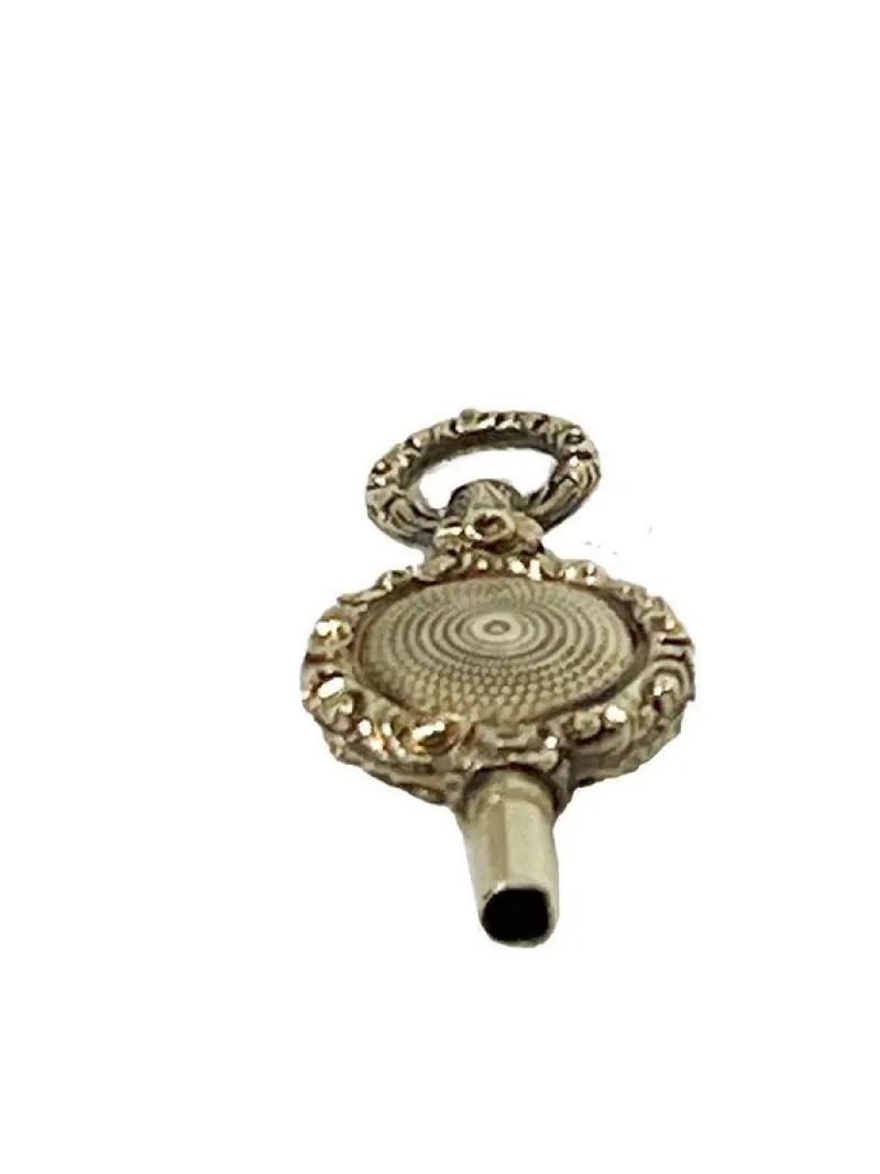 Pamono 19th Century Brass and Gold Watch-Key> Watches
