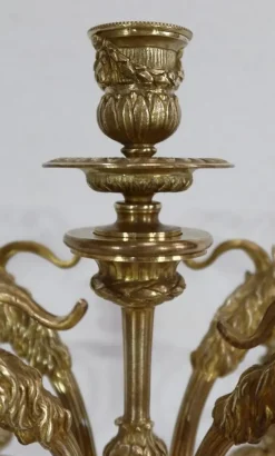 Hot Pamono 19th Century Bronze Candelabrum