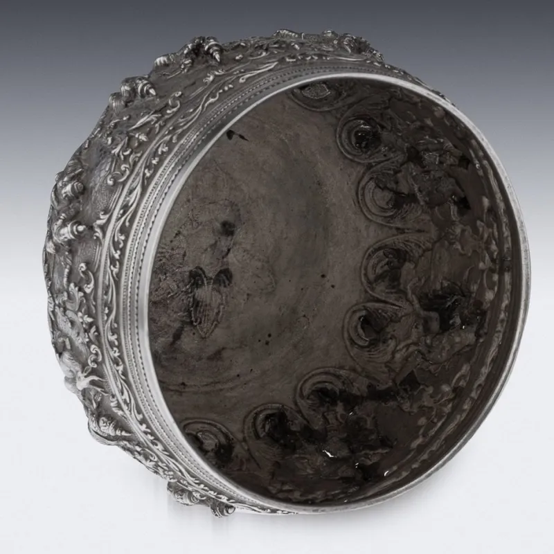 Outlet Pamono 19th Century Burmese Silver Thabeik Bowl, 1880s