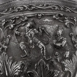 Outlet Pamono 19th Century Burmese Silver Thabeik Bowl, 1880s