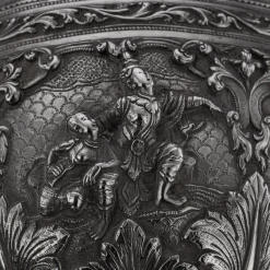 Outlet Pamono 19th Century Burmese Silver Thabeik Bowl, 1880s