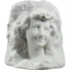 Best Pamono 19th Century Bust of Young Woman in Carrara Marble, 1890s
