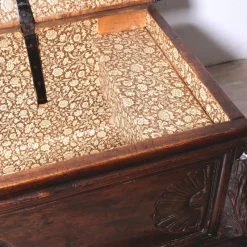 Hot Pamono 17th Century Carved Walnut Chest, Italy, 1890s