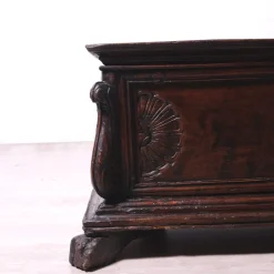 Hot Pamono 17th Century Carved Walnut Chest, Italy, 1890s