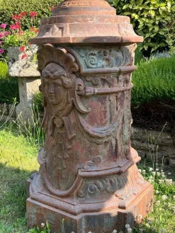Discount Pamono 19th Century Cast Iron Chateau Vases, Set of 2