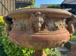 Discount Pamono 19th Century Cast Iron Chateau Vases, Set of 2