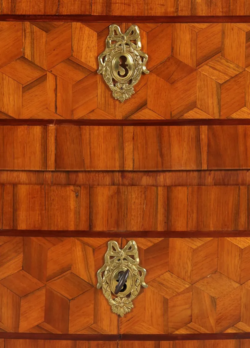 Discount Pamono 18th Century Chest with Trompe-Lœil Marquetry, 1770
