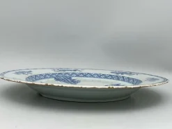 Clearance Pamono 18th Century Chinese Blue and White Porcelain Dish with Pagoda Motif