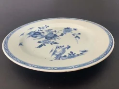 Best Pamono 19th Century Chinese Porcelain Plate in Blue & White