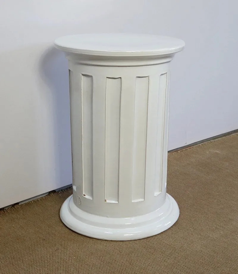 Outlet Pamono 20th Century Column in Enameled Ceramic