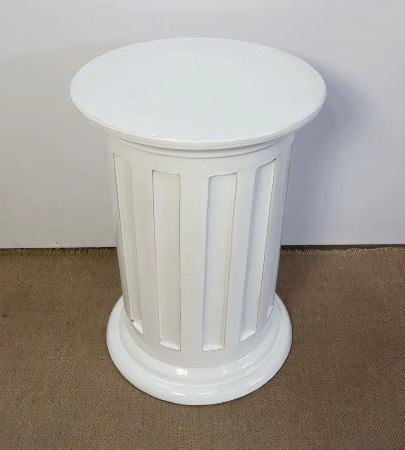 Outlet Pamono 20th Century Column in Enameled Ceramic