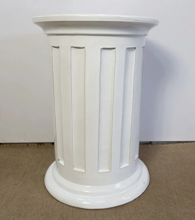 Outlet Pamono 20th Century Column in Enameled Ceramic