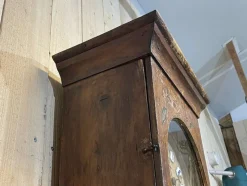 Pamono 19th Century Comtoise Clock in Fir with Enameled Figures><noscript><img width=