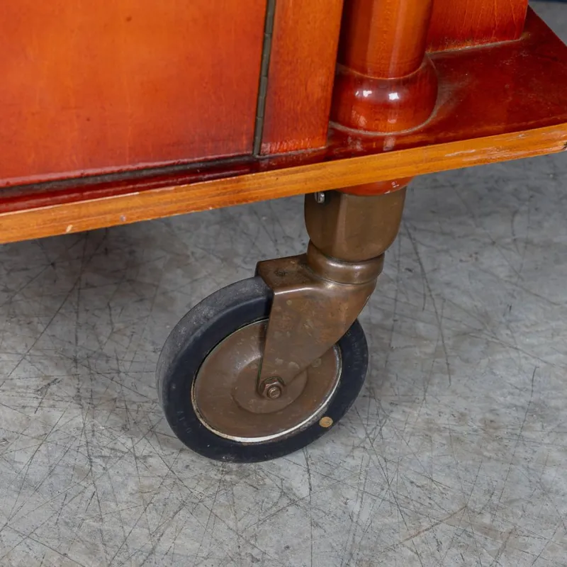 Sale Pamono 20th Century Continental Copper & Brass Bain-Marie Trolley, 1970s
