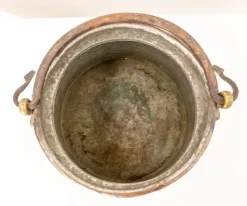Pamono 19th Century Copper Jardinière, France><noscript><img width=