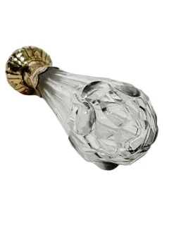 Pamono 19th Century Dutch Crystal and Gold Perfume Bottle><noscript><img width=