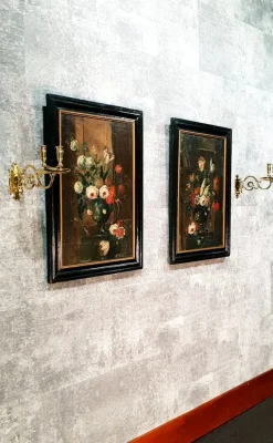 Pamono 18th Century Dutch School, Flowers Bouquet, Oil on Canvas, Set of 2> Old Masters