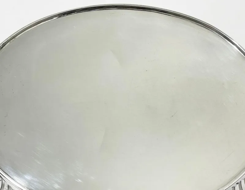 Pamono 20th Century Dutch Silver Bread Basket by Van Kempen & Begeer> Serving Dishes