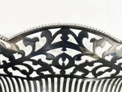 Pamono 20th Century Dutch Silver Bread Basket by Van Kempen & Begeer><noscript><img width=
