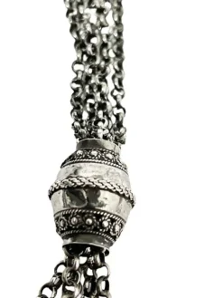 Sale Pamono 19th Century Dutch Silver Chatelaine with 4 Cachets and Charms