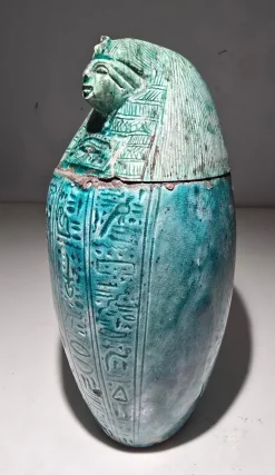 Pamono 19th Century Egyptian Canopic Jar, 1860><noscript><img width=