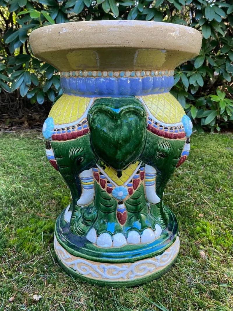 Discount Pamono 20th Century Elephant Garden or Patio Seating, Set of 5