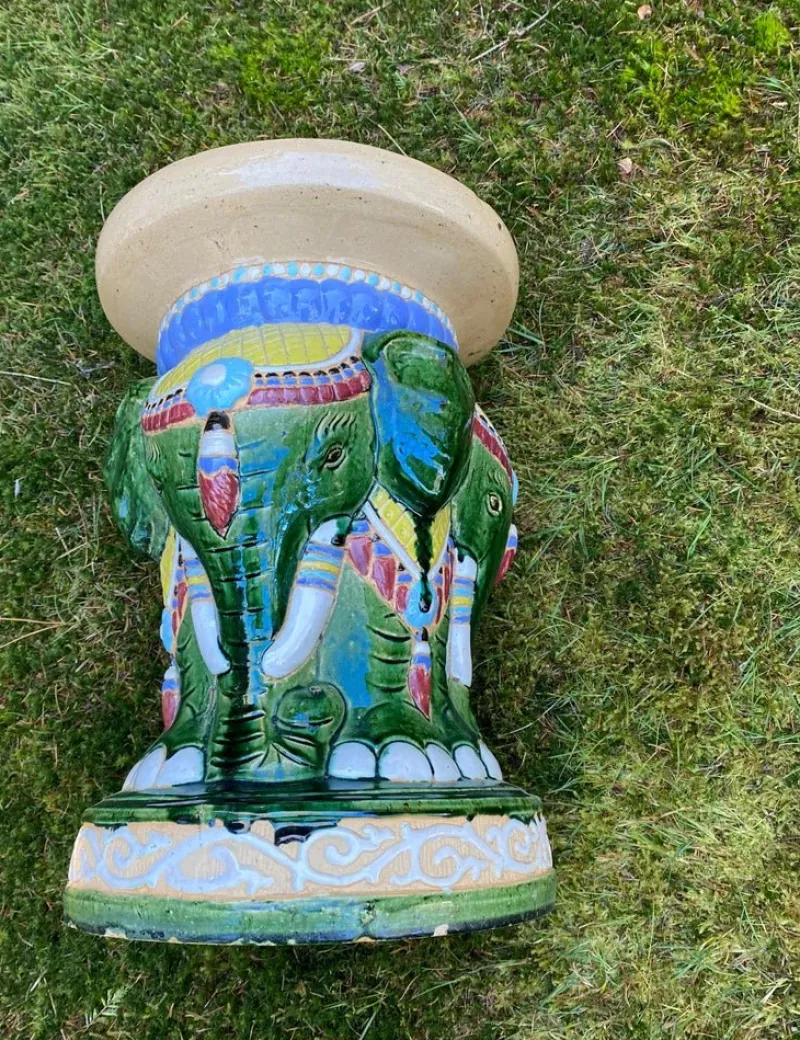 Discount Pamono 20th Century Elephant Garden or Patio Seating, Set of 5