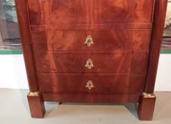 Pamono 19th Century Empire Mahogany Secretaire><noscript><img width=