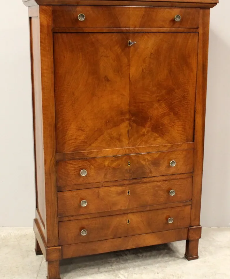 Pamono 19th Century Empire Secretaire in Walnut> Secretaires