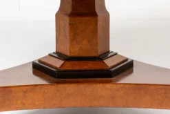 Pamono 19th Century English Burr Elm Centre Table> Console Tables