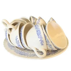 Pamono 19th Century English Ironstone Dinner Set, 1880s, Set of 58><noscript><img width=