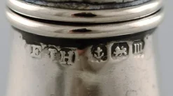 Pamono 19th Century English Silver Pepper Shaker><noscript><img width=