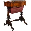 Outlet Pamono 19th Century English Victorian Burr Walnut Games Table, 1860s