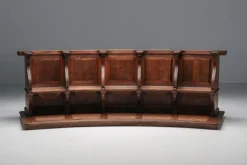 Online Pamono 18th Century Flemish Oak Church Pew, Belgium