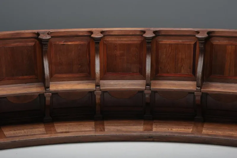 Online Pamono 18th Century Flemish Oak Church Pew, Belgium