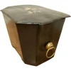 New Pamono 19th Century Folk Art Barge Wear Toleware Log Box, 1880s