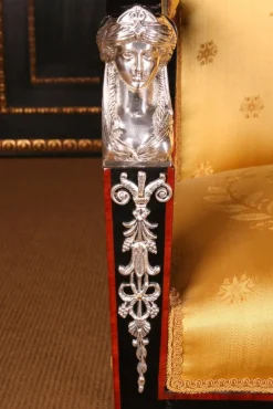 Pamono 20th Century French Empire Style Garniture Living Room Set, Set of 3><noscript><img width=
