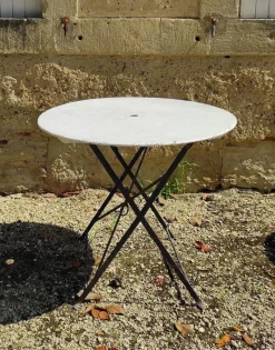 Pamono 19th Century French Garden Folding Table> Garden Tables