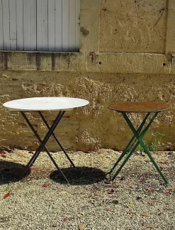 Pamono 19th Century French Garden Folding Table><noscript><img width=