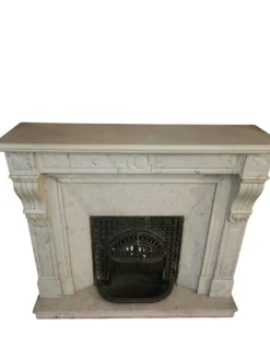 Pamono 19th Century French Marble Fireplace, 1860s><noscript><img width=