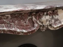 Best Pamono 19th Century French Pink Marble Mantelpiece
