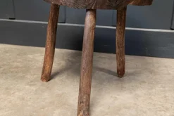 Sale Pamono ​19th Century French Provincial Rustic Elm Chopping Block Table