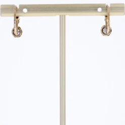 Pamono 20th Century French Sapphire 18 Karat Yellow Gold Lever-Back Earrings, Set of 2><noscript><img width=